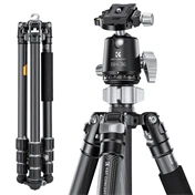 K&F Concept X284C4+BH-36 karbon állvány + monopod, 172cm magasság, 16kg teherbírás