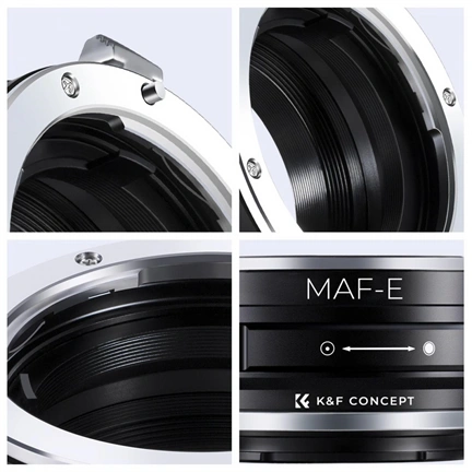 K&F Concept adapter manual focus lens - Sony Nex body