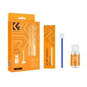 K&F Concept kamera aps-c érzékelő tisztító szett, 16 mm, 10 db-os + 20 ml tisztító folyadékkal