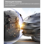 K&F Concept professzionális kamera hátizsák, laptop zsebbel, szürke