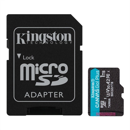 KINGSTON Canvas Go Plus 170R A2 U3 V30 + Adapter 1TB