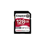 KINGSTON Canvas React Plus SDXC CL10 UHS-II U3 V90 128GB