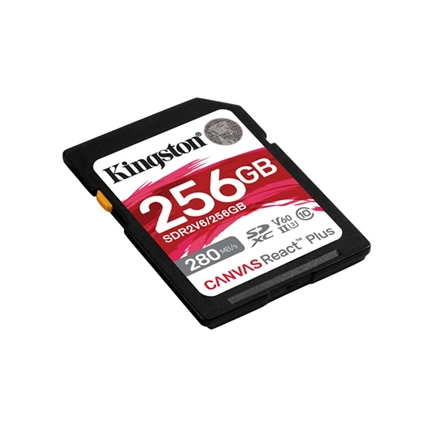 KINGSTON Canvas React Plus UHS-II 280R/150W U3 V60 256GB