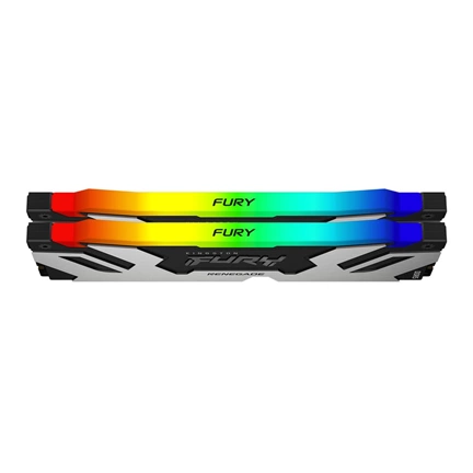 KINGSTON FURY Renegade RGB Memória DDR5 64GB 6400MT/s CL32 DIMM (Kit of 2) XMP KINGSTON FURY Renegade RGB Memória DDR5 64GB 6400MT/s CL32 DIMM (Kit of 2) XMP