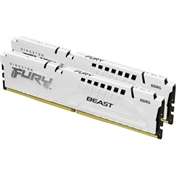 KINGSTON Fury Beast DDR5 5200MHz CL40 64GB Kit2 Intel XMP White