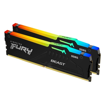 KINGSTON Fury Beast DDR5 6400MHz CL32 64GB XMP RGB (kit2)
