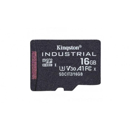 KINGSTON Industrial SDHC -40C to 85C C10 UHS-I U3 V30 A1 pSLC 16GB
