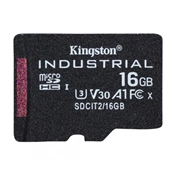 KINGSTON Industrial microSDHC CL10 UHS-I U3 V30 A1 16GB