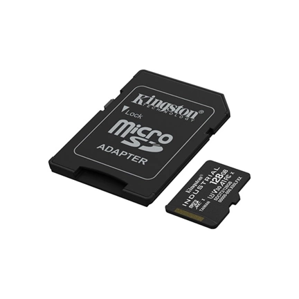 KINGSTON Industrial microSDXC CL10 UHS-I U3 V30 A1 128GB + adapter