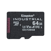 KINGSTON Industrial microSDXC CL10 UHS-I U3 V30 A1 64GB
