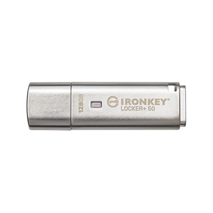 KINGSTON IronKey Locker+ 50 XTS-AES Encrypted 128GB