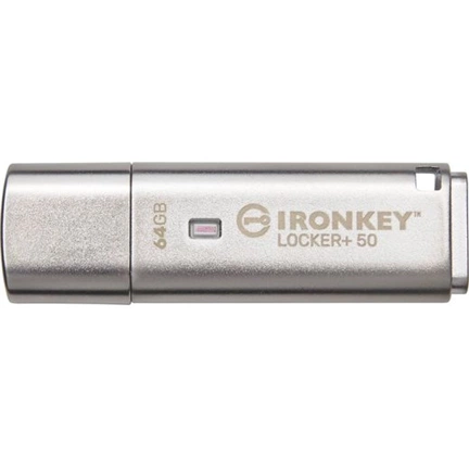 KINGSTON IronKey Locker+ 50 XTS-AES Encrypted 64GB