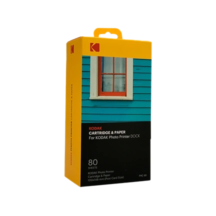 KODAK CARTRIDGE 4X6" 80-PACK