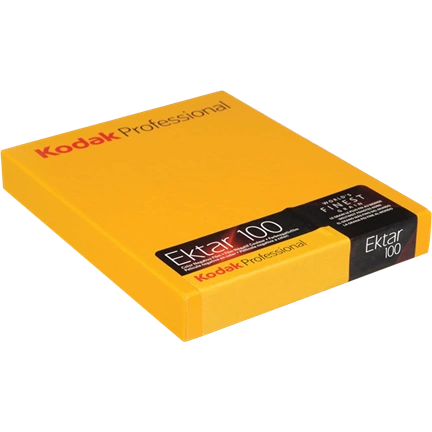 KODAK EKTAR 100 PROF. 4X5" 10 SHEETS