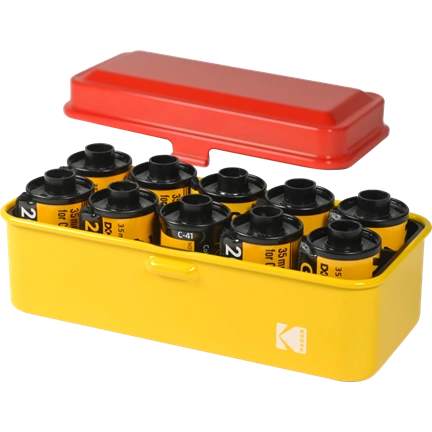 KODAK FILM CASE 120/135 (LARGE) RED/YELLOW