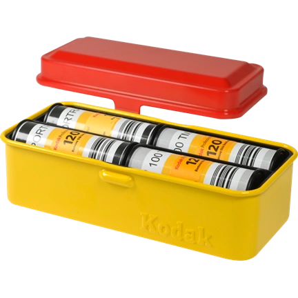 KODAK FILM CASE 120/135 (LARGE) RED/YELLOW