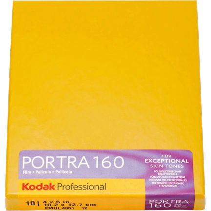KODAK PORTRA 160 4X5 10 SHEETS