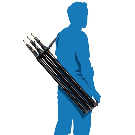 KUPO 080AC MIDI CLICK LIGHT STAND-3 PACK KIT