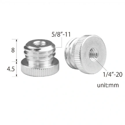 KUPO 1/4"-20 – 5/8"-11 menetes csavaradapter állványhoz