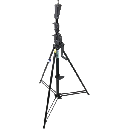 KUPO 483BT STEEL BLACK WIND-UP STAND WITH AUTO SELF LOCKING DEVICE