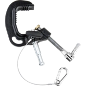 KUPO C-26 TITANIUM CLAMP WITH 16MM BABY PIN