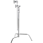 KUPO CL-20MK 20" MASTER C-STAND WITH SLIDING LEG & QUICK RELEASE - SILVER KIT