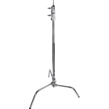 KUPO CL-20M 20" MASTER C-STAND WITH SLIDING LEG & QUICK-RELEASE - SILVER