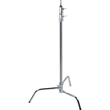 KUPO CL-40M 40" MASTER C-STAND WITH SLIDING LEG & QUICK-RELEASE SYSTEM - SILVER
