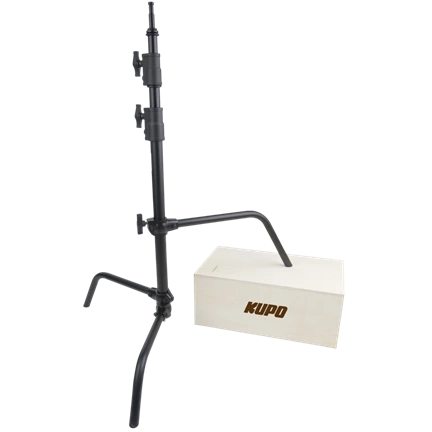 KUPO CS-40MB 40" MASTER C-STAND WITH SLIDING LEG - BLACK