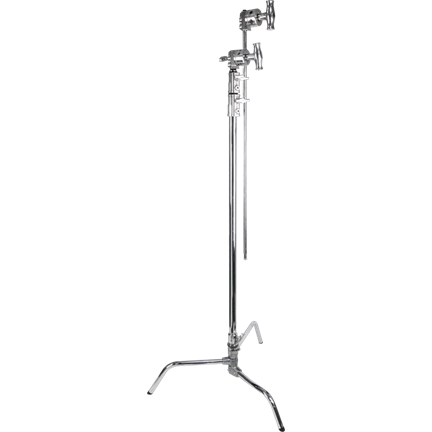 KUPO CT-40MK 40" MASTER C-STAND WITH TURTLE BASE - SILVER KIT