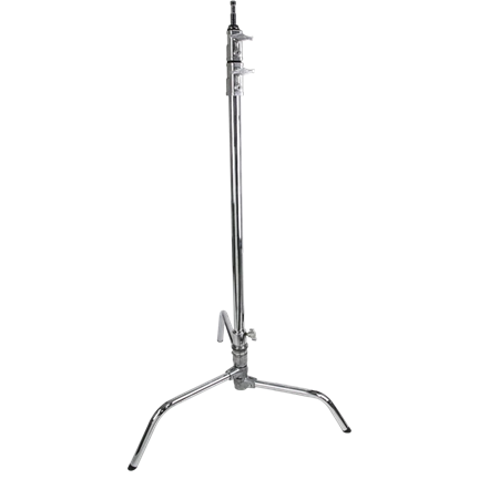 KUPO CT-40M 40" MASTER C-STAND WITH TURTLE BASE - SILVER