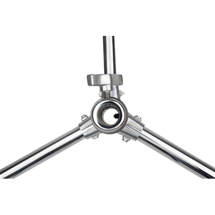 KUPO CT-40M 40" MASTER C-STAND WITH TURTLE BASE - SILVER