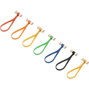 KUPO ELASTIC CABLE TIE 5" -10PCS MIXED COLOR