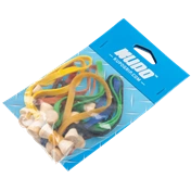 KUPO ELASTIC CABLE TIE 5" -10PCS MIXED COLOR
