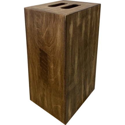 KUPO KAB-008-BST APPLE BOX BROWN STAINED - FULL - 20" X 12" X 8"
