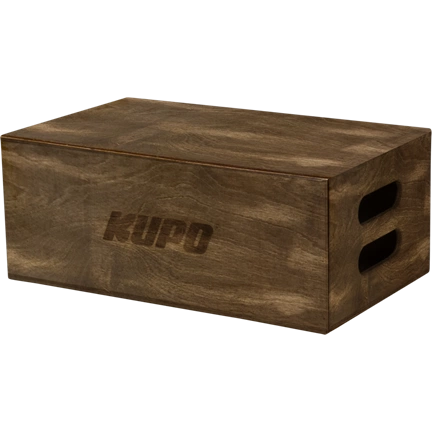 KUPO KAB-048BST APPLE BOX SET BROWN STAINED HALF & FULL APPLE BOX SET