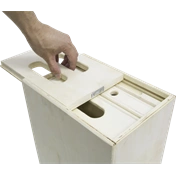 KUPO KAB-41K APPLE BOX 4-1 NESTING SET - PANCAKE, QUARTER, HALF & FULL APPLE BOX