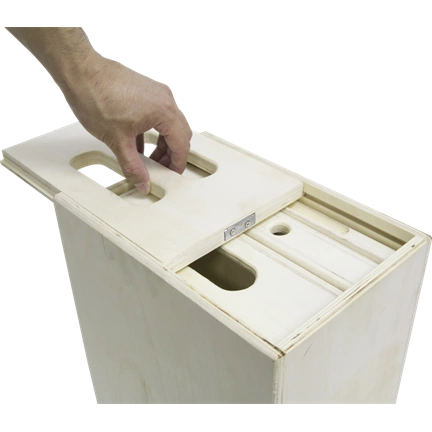 KUPO KAB-41K APPLE BOX 4-1 NESTING SET - PANCAKE, QUARTER, HALF & FULL APPLE BOX