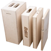 KUPO KAB-61K APPLE BOX 6 IN 1 NESTING SET KUPO PANCAKE, QUARTER, HALF & FULL