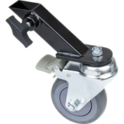 KUPO KC-100M 100MM CASTER WITH BRAKE 25MM SQUARE ADAPTER SET OF THREE