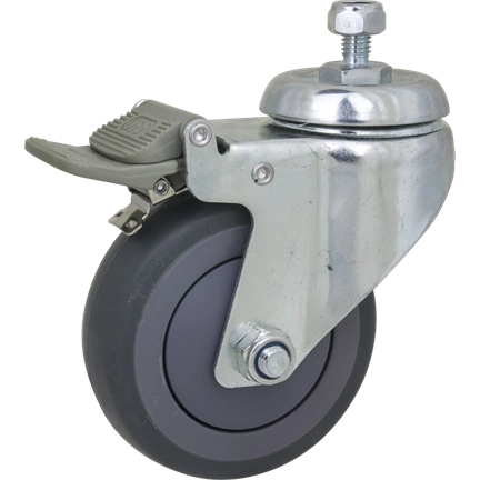 KUPO KC-100 100MM CASTER WITH BRAKE M10 THREAD ADAPTER SET OF THREE