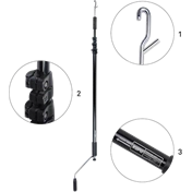 KUPO KCP-206 TELESCOPIC OPERATING POLE ( 1.9~6.4M)