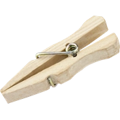 KUPO KCP-347 WOOD C47 SPRING-TYPE CLOTHSPINS (50 PCS PER BAG)