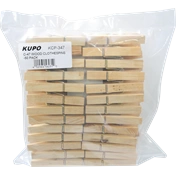 KUPO KCP-347 WOOD C47 SPRING-TYPE CLOTHSPINS (50 PCS PER BAG)