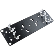 KUPO KCP-402 TWIST-LOCK MOUNTING PLATE FOR DUAL FLUORESCENT T12 LAMPS