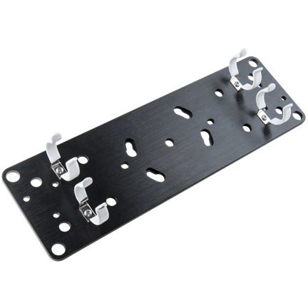 KUPO KCP-402 TWIST-LOCK MOUNTING PLATE FOR DUAL FLUORESCENT T12 LAMPS