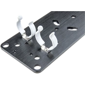 KUPO KCP-402 TWIST-LOCK MOUNTING PLATE FOR DUAL FLUORESCENT T12 LAMPS