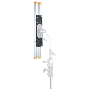 KUPO KCP-402 TWIST-LOCK MOUNTING PLATE FOR DUAL FLUORESCENT T12 LAMPS