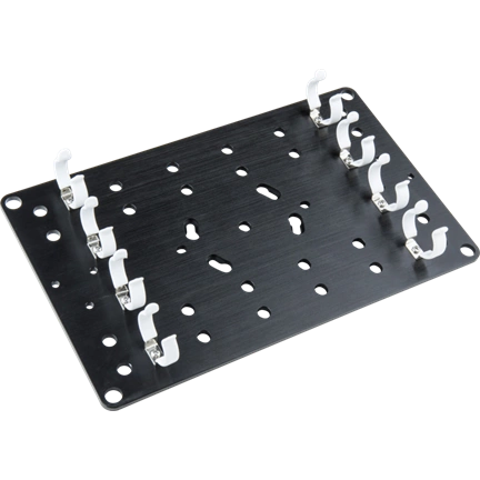 KUPO KCP-404 TWIST-LOCK MOUNTING PLATE FOR FOUR FLUORESCENT T12 LAMPS