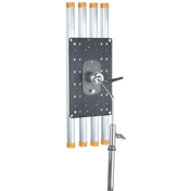 KUPO KCP-404 TWIST-LOCK MOUNTING PLATE FOR FOUR FLUORESCENT T12 LAMPS